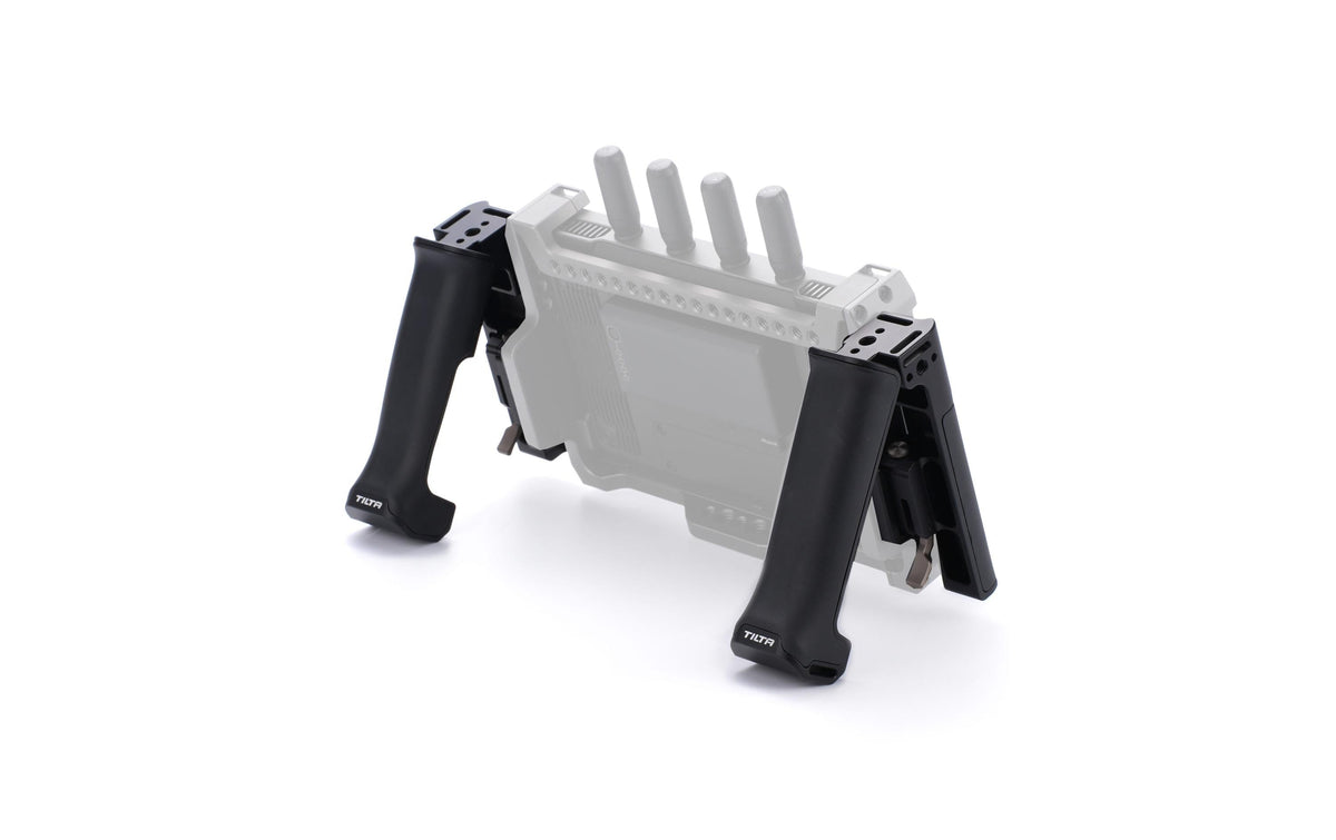 Tilta TGA-MSH Monitor-Griffe – 1/4-20" Gewinde, Aluminium/Edelstahl, Schwarz – 2er-Pack