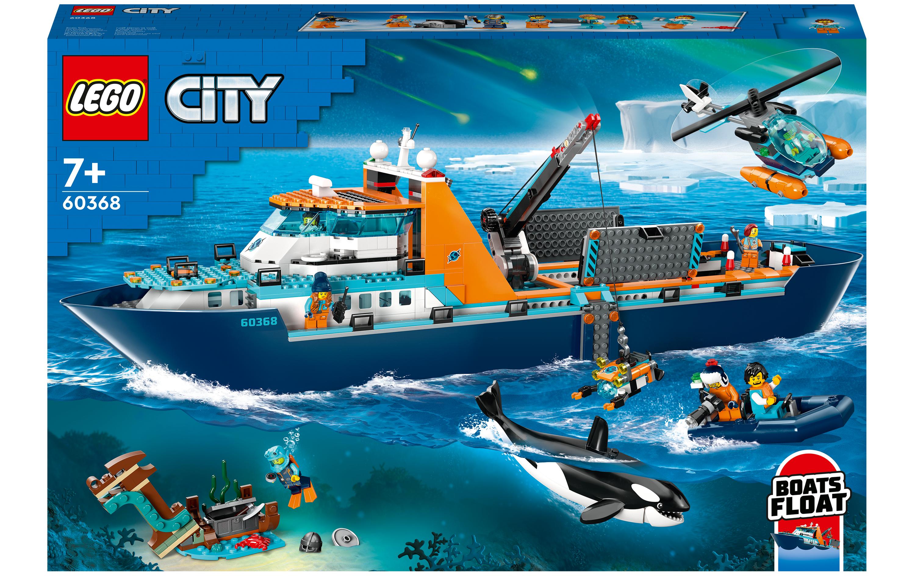 LEGO 3D Puzzle Arktis-Forschungsschiff – 815 Teile – 17 × 19 × 71 cm – ab 7 J.