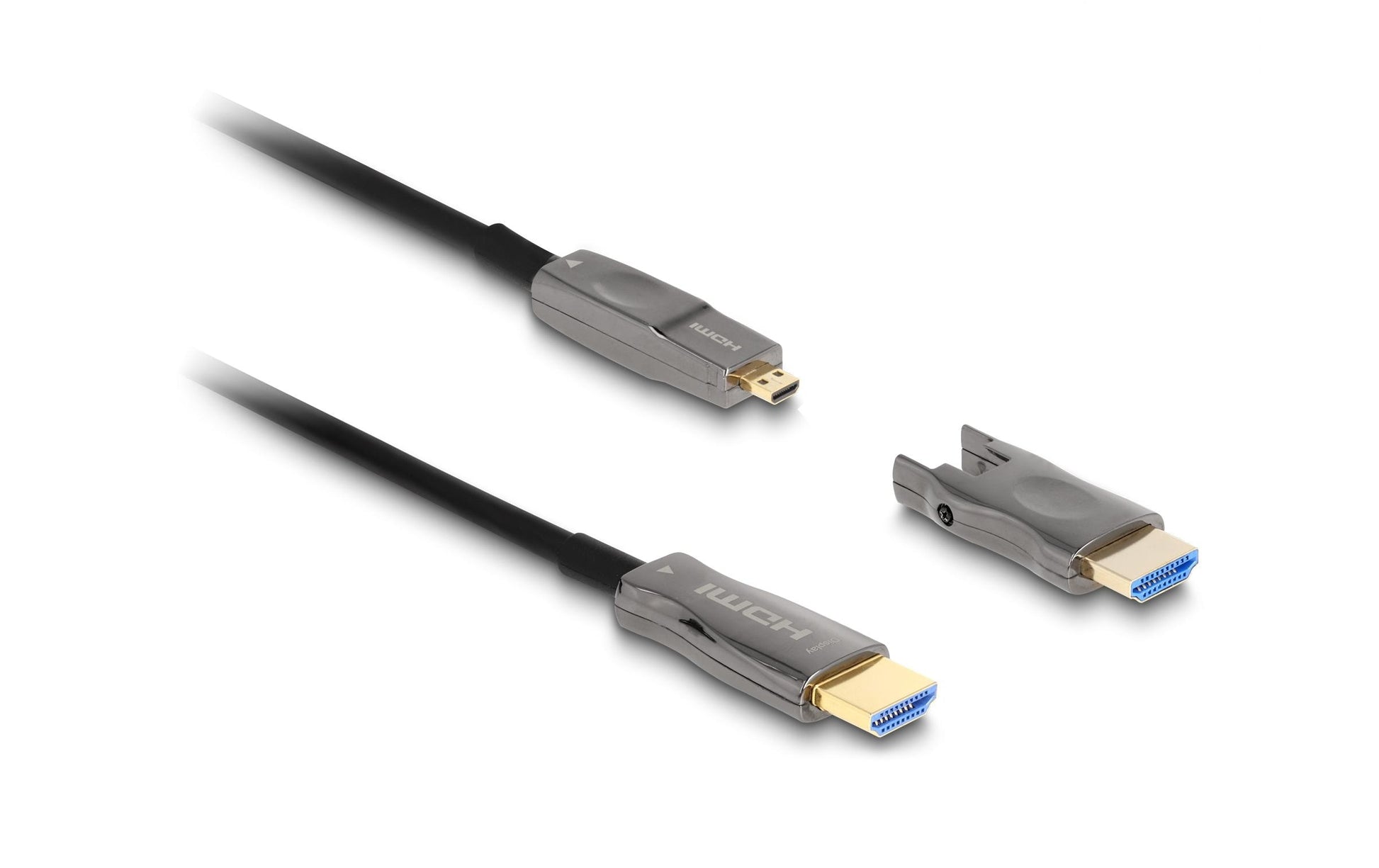 DeLOCK HDMI-Kabel, HDMI/DisplayPort, Schwarz