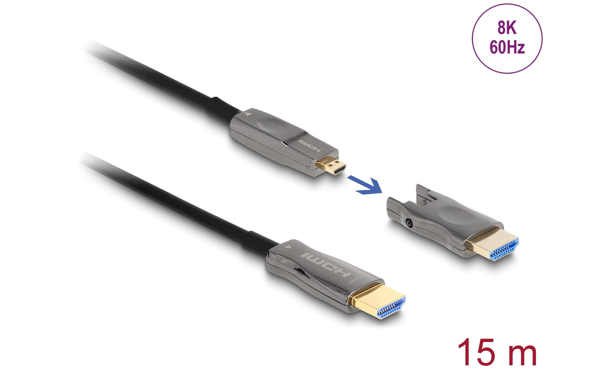DeLOCK HDMI-Kabel, Schwarz