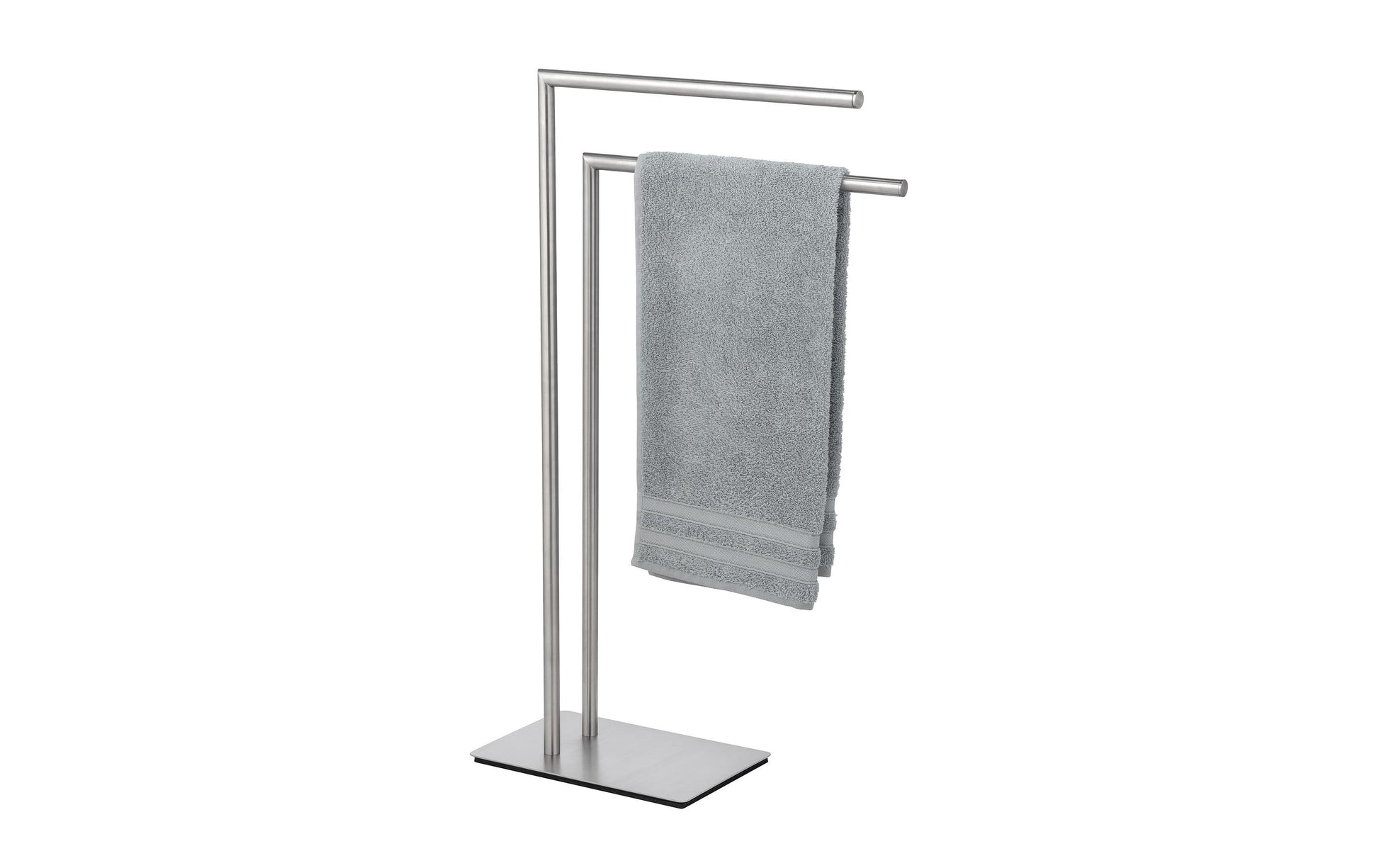 Wenko Handtuchständer Recco – 2 Arme, 48×20×80,5 cm, Edelstahl, Silber