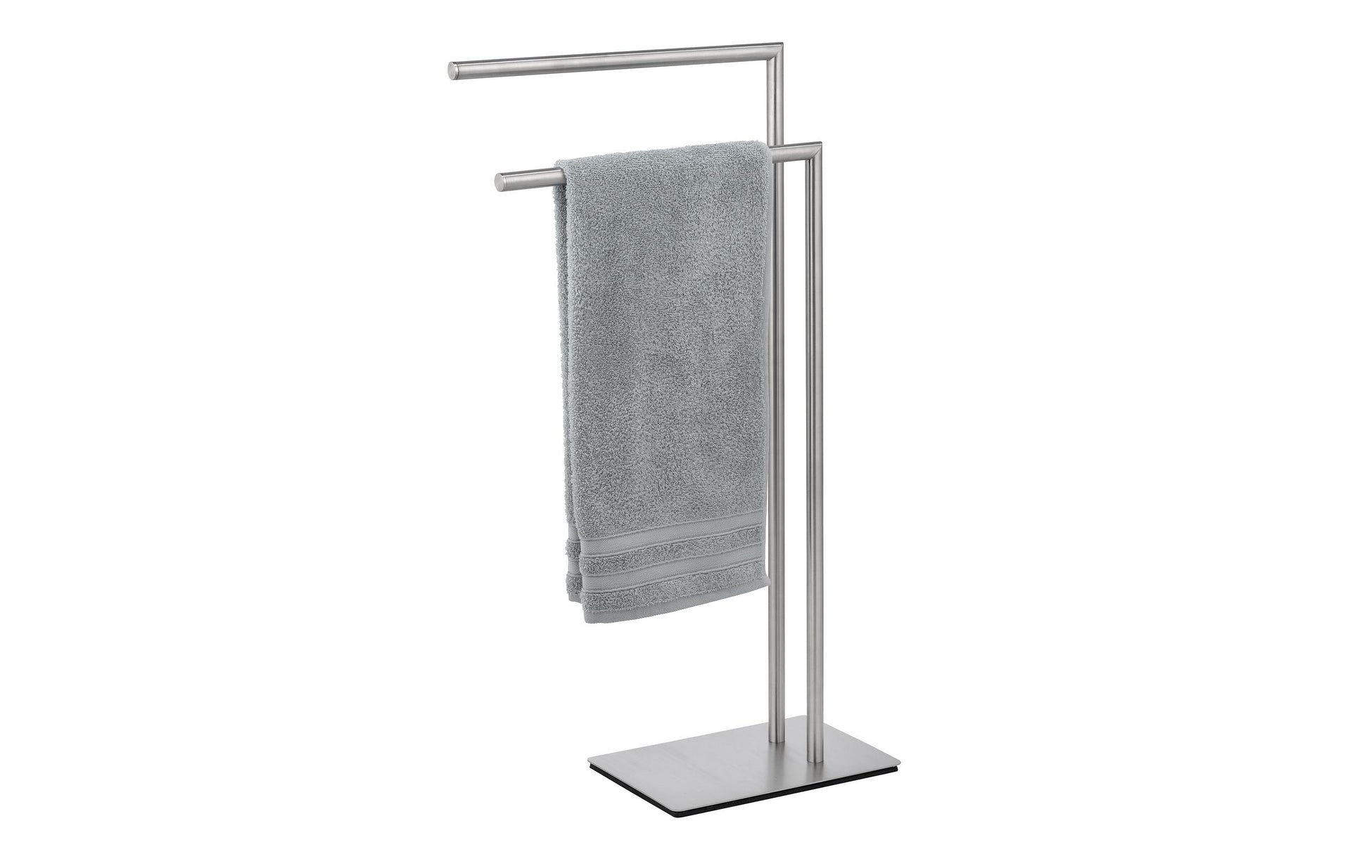Wenko Handtuchständer Recco – 2 Arme, 48×20×80,5 cm, Edelstahl, Silber