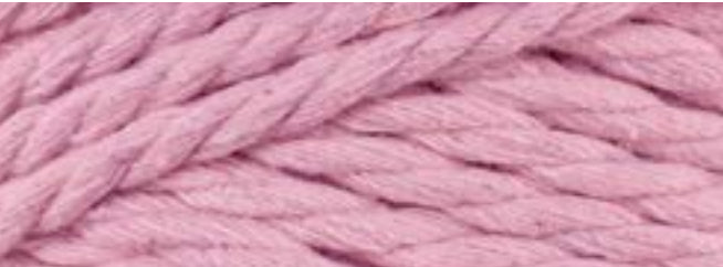 Glorex Makramee-Kordel Rosa – Ø 5 mm, 500 g, 85 m, Baumwolle/Polyester/Viskose