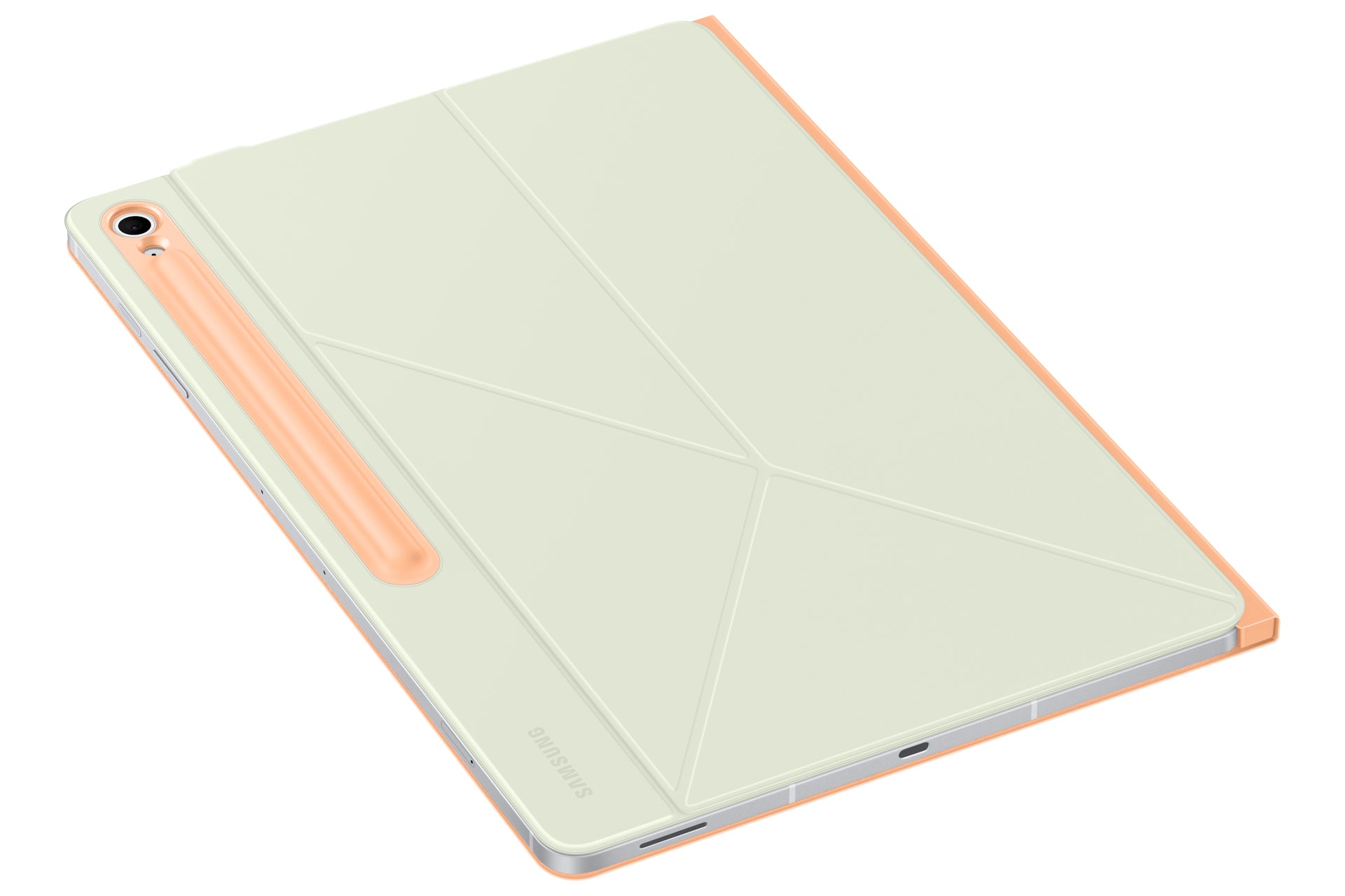 Samsung Smart Book Cover Tablet-Hülle für Galaxy Tab S10 FE+ 10,9" – Orange