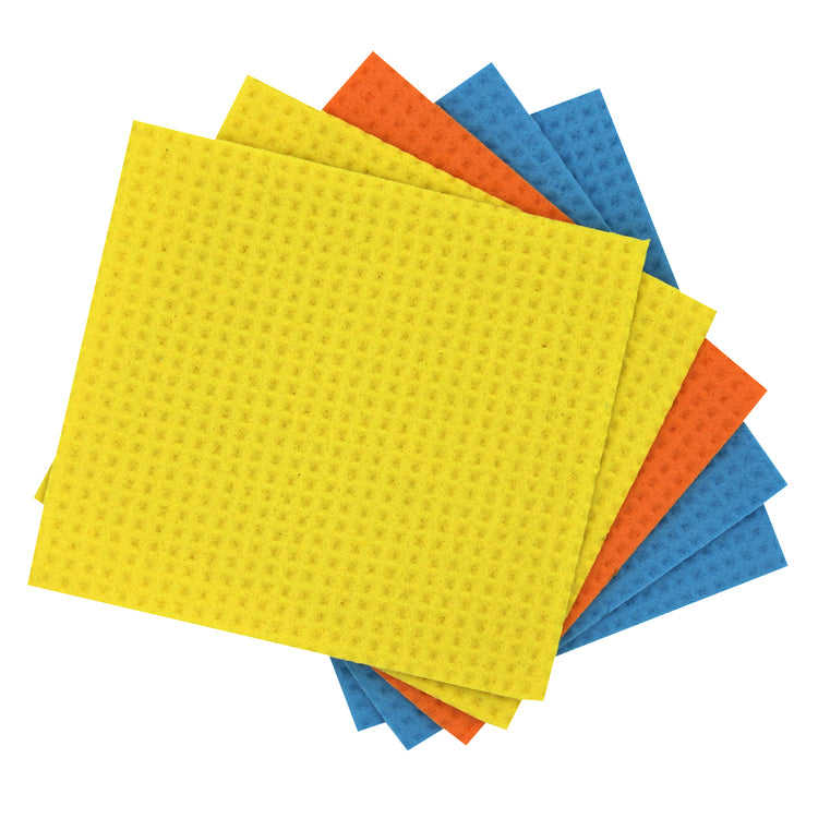 Weitaclean Schwammtuch Claire – assortiert – 18 × 20 cm – Zellstoff – 5er-Set