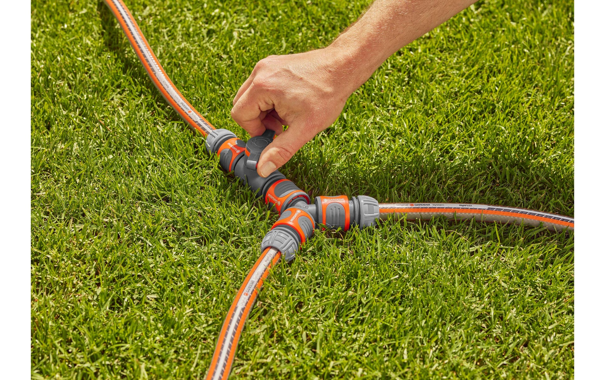 Gardena Regulierventil – Kunststoff, Grau, Orange, für Tropfbewässerungssystem