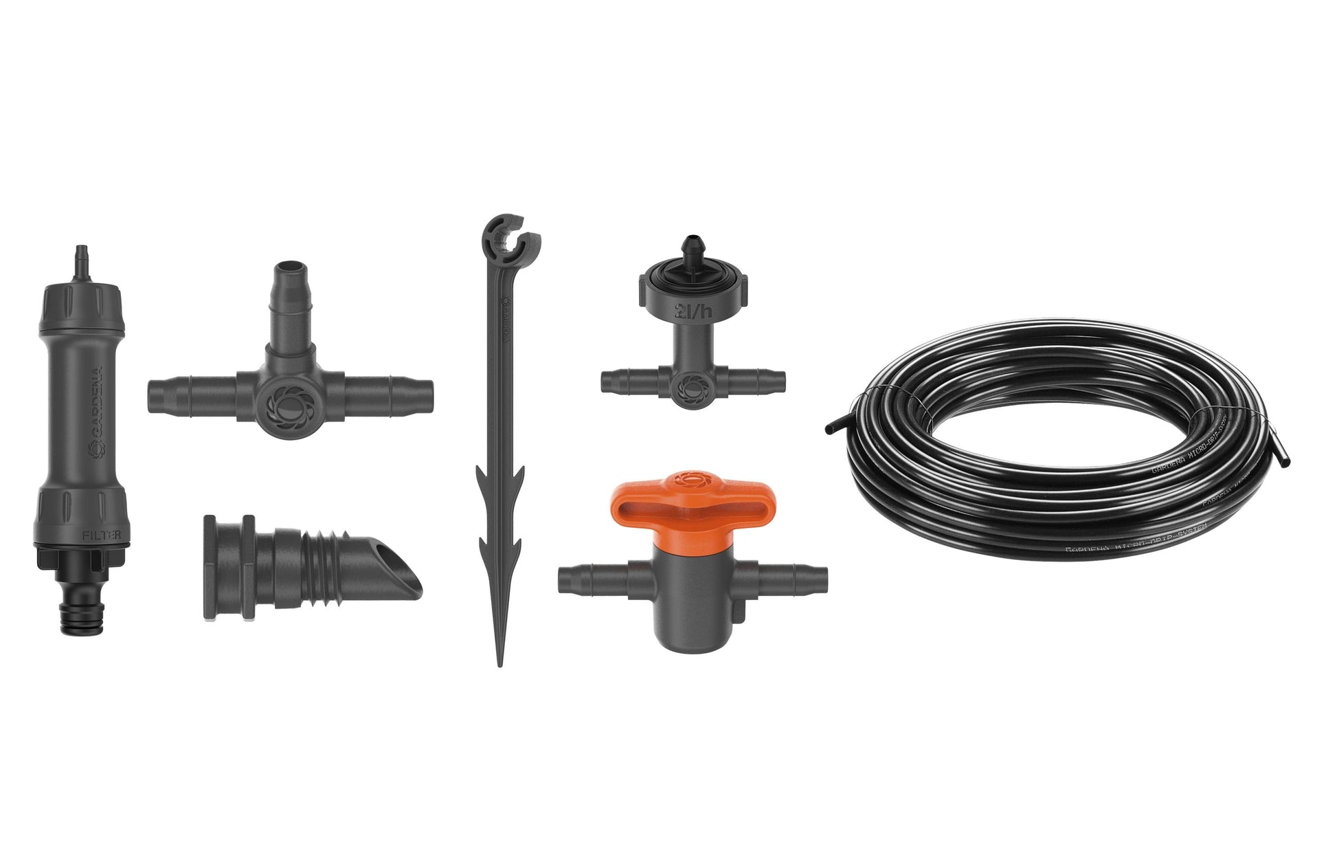 Gardena Micro-Drip-System – Schlauchlänge 20 m, Kunststoff, Komplett-Set