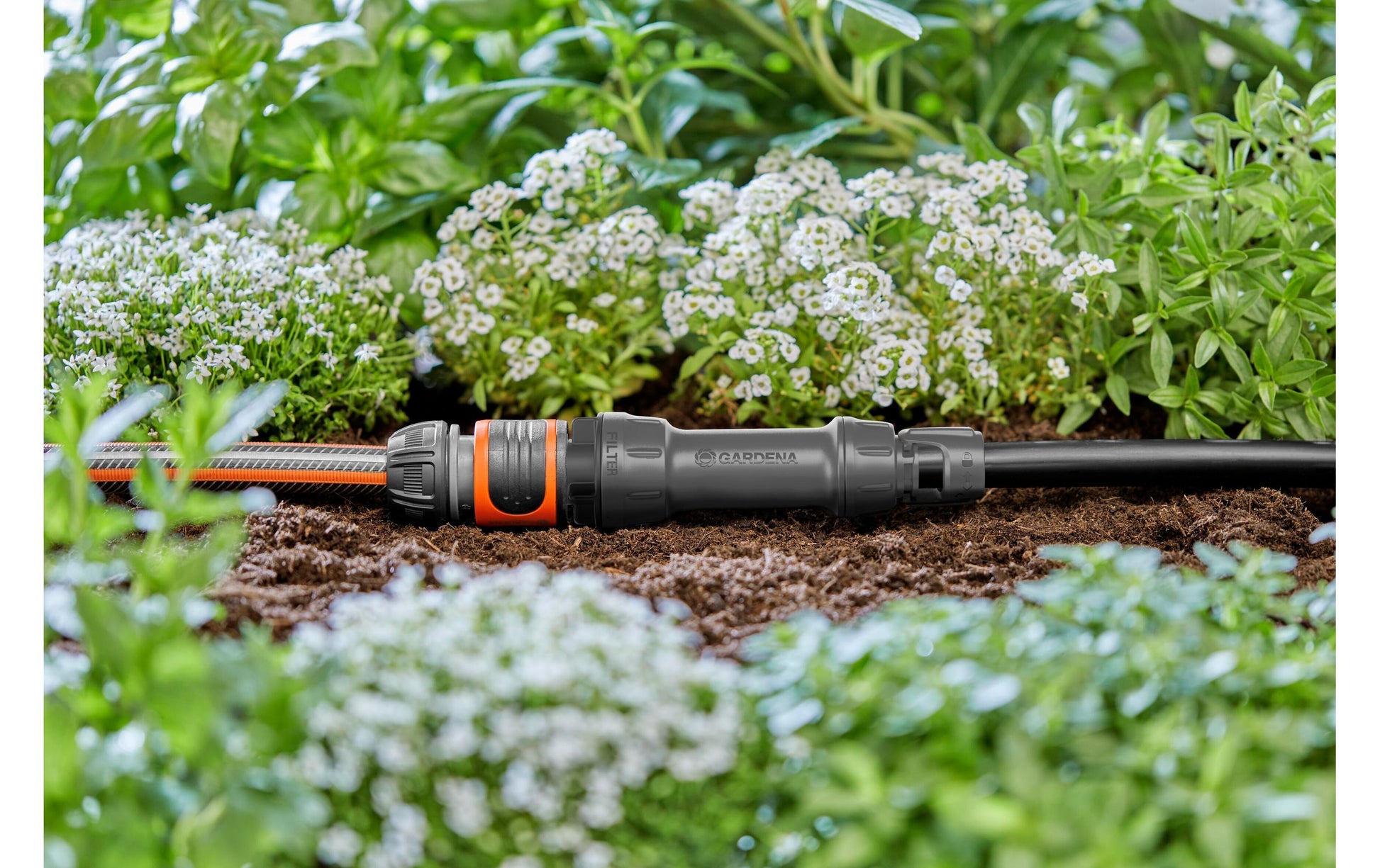 Gardena Micro-Drip-System – 16,2 cm, Kunststoff, Grau, für Tropfbewässerungssystem
