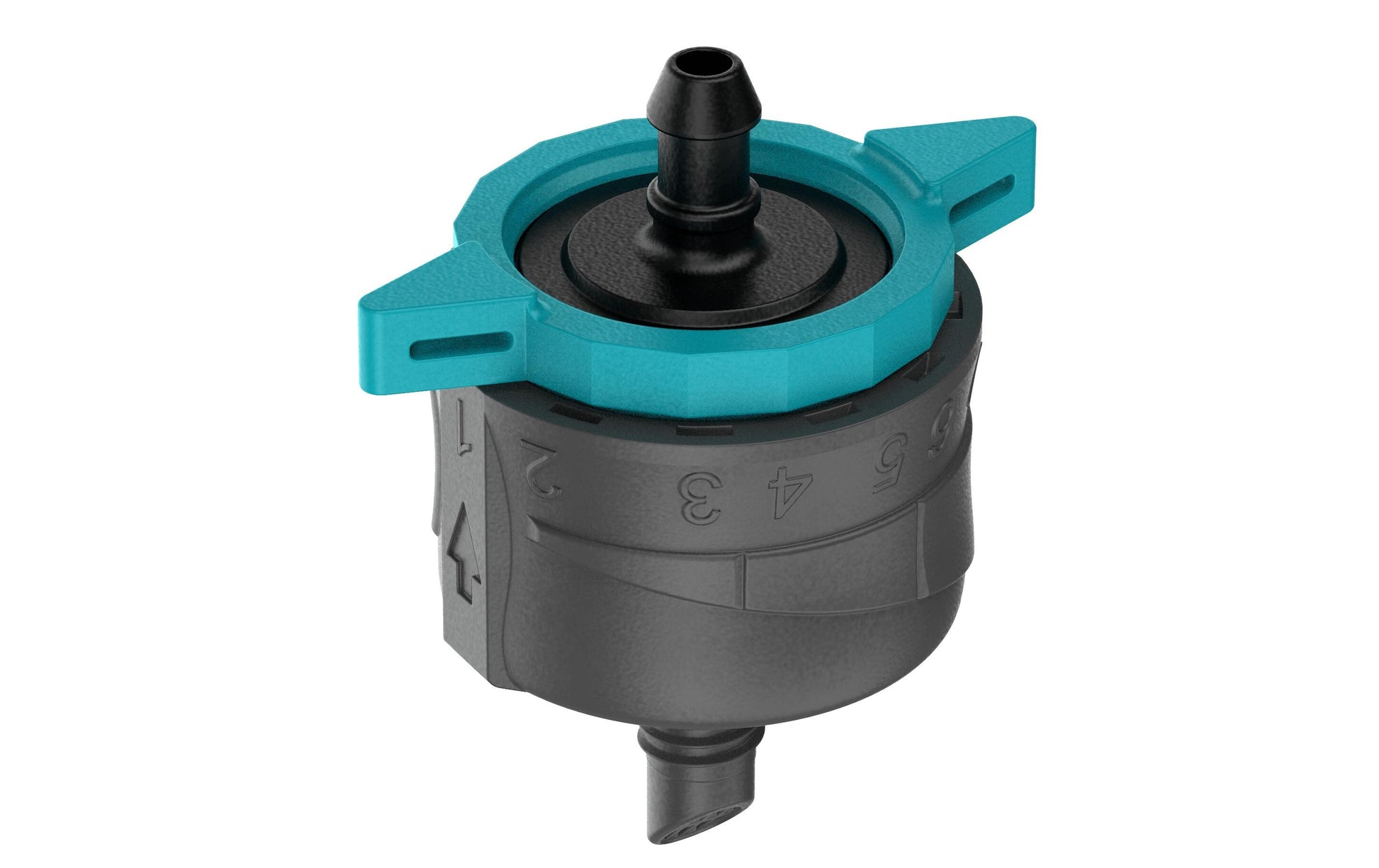 Gardena Endtropfer – 41 mm, Kunststoff, Grau/Türkis, 1–8 l/h, für Micro-Drip-System