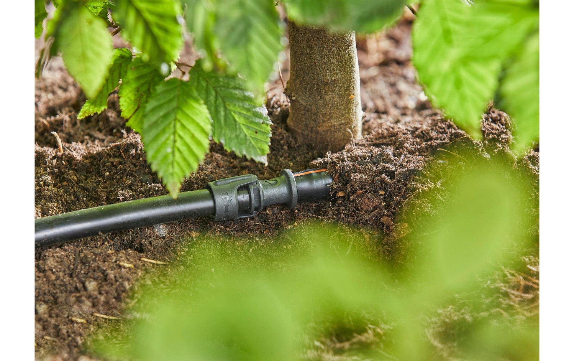 Gardena Knotenverbinder – Schlauch Ø 13–16 mm, 26 mm, Kunststoff, Schwarz, für Micro-Drip-System