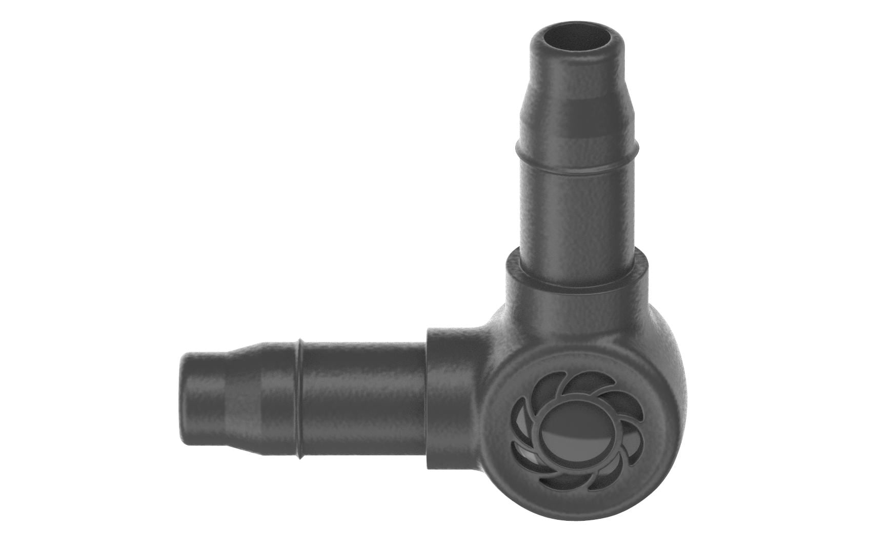 Gardena Knotenverbinder – Schlauch Ø 4,6 mm, 23 mm, Grau, 1 Stk. – für Micro-Drip-System