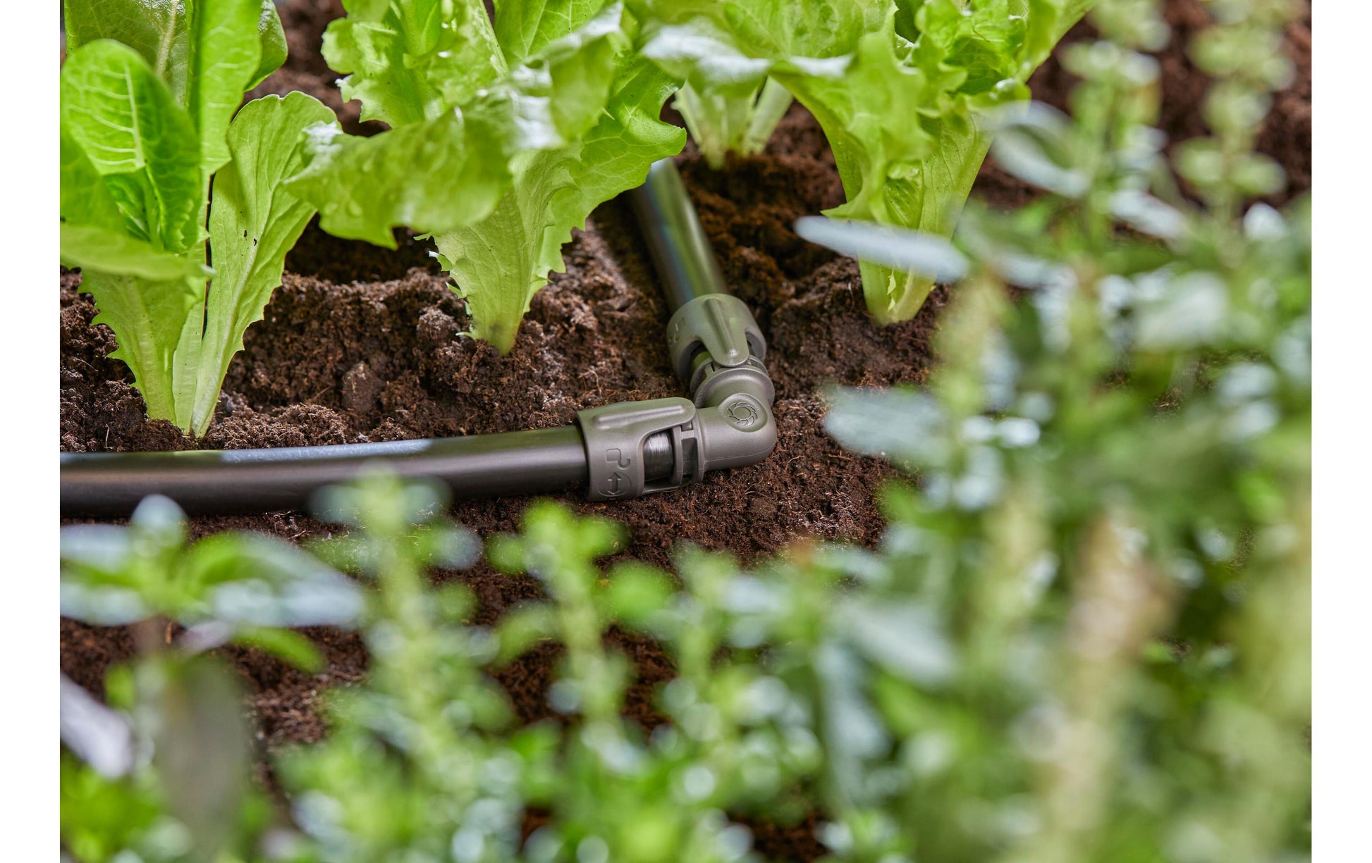 Gardena Rohrverbindung Micro-Drip-System – L-Stück, für 13 mm Schläuche, 5,8 cm, Kunststoff, schwarz