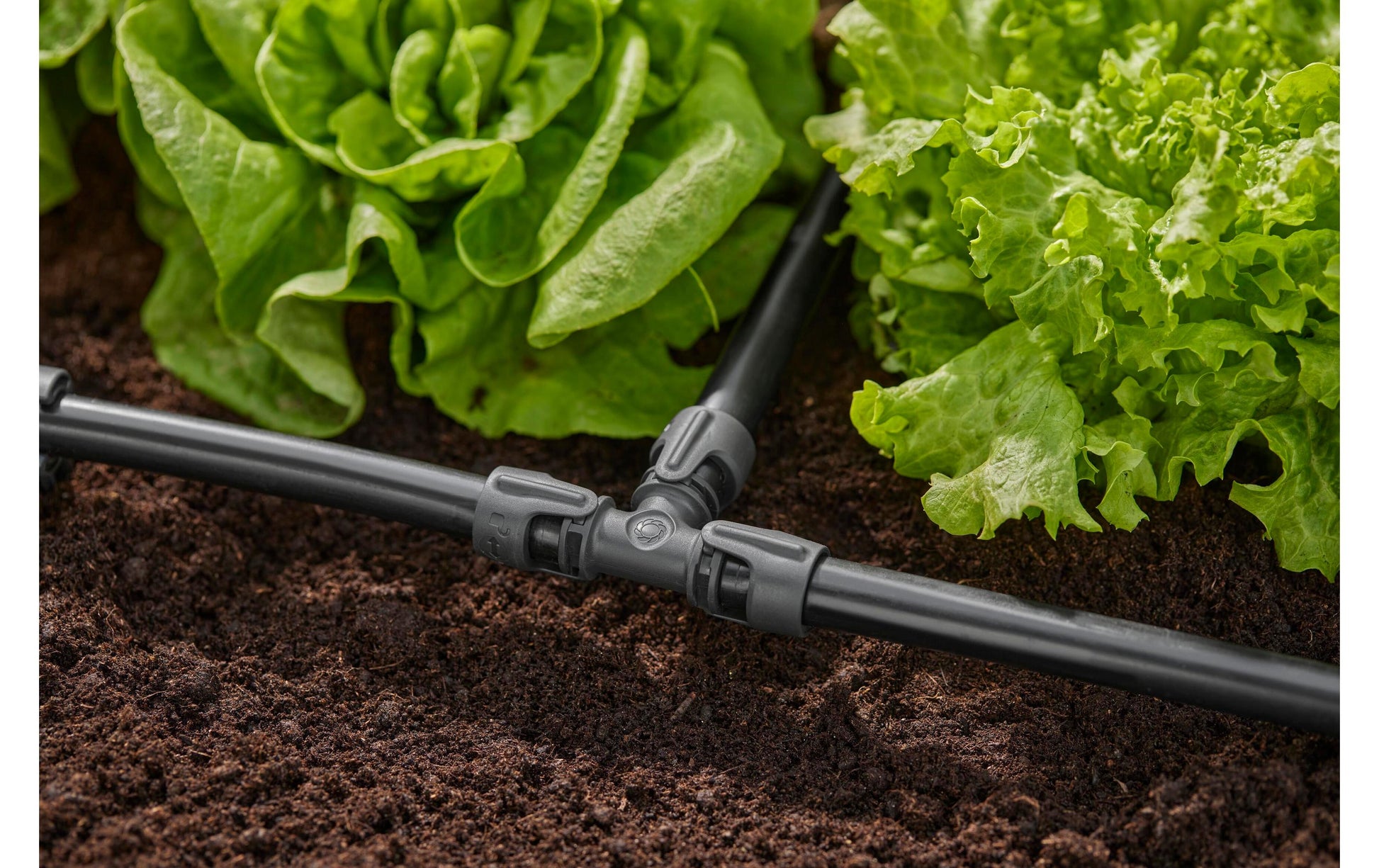 Gardena T-Stück – Ø 13 × 88 mm, Kunststoff, schwarz, für Micro-Drip-System