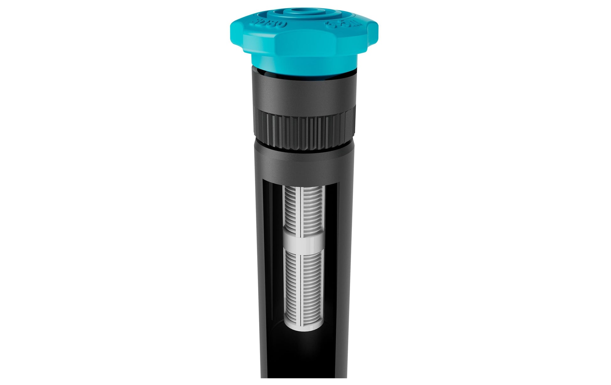 Gardena Versenkregner SD80 – Sprühbereich 3–5 m, Abgedecktes Gebiet 80 m², Schwarz, 1 Stück
