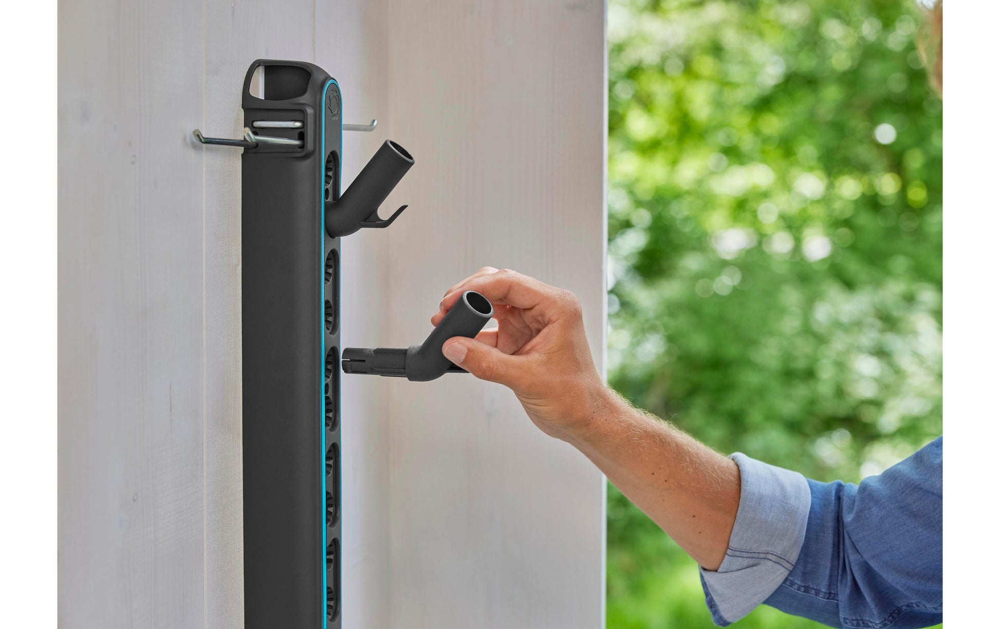 Gardena Einzelstecker 114×26×70 mm – für Tropfbewässerungssystem – Kunststoff – Grau