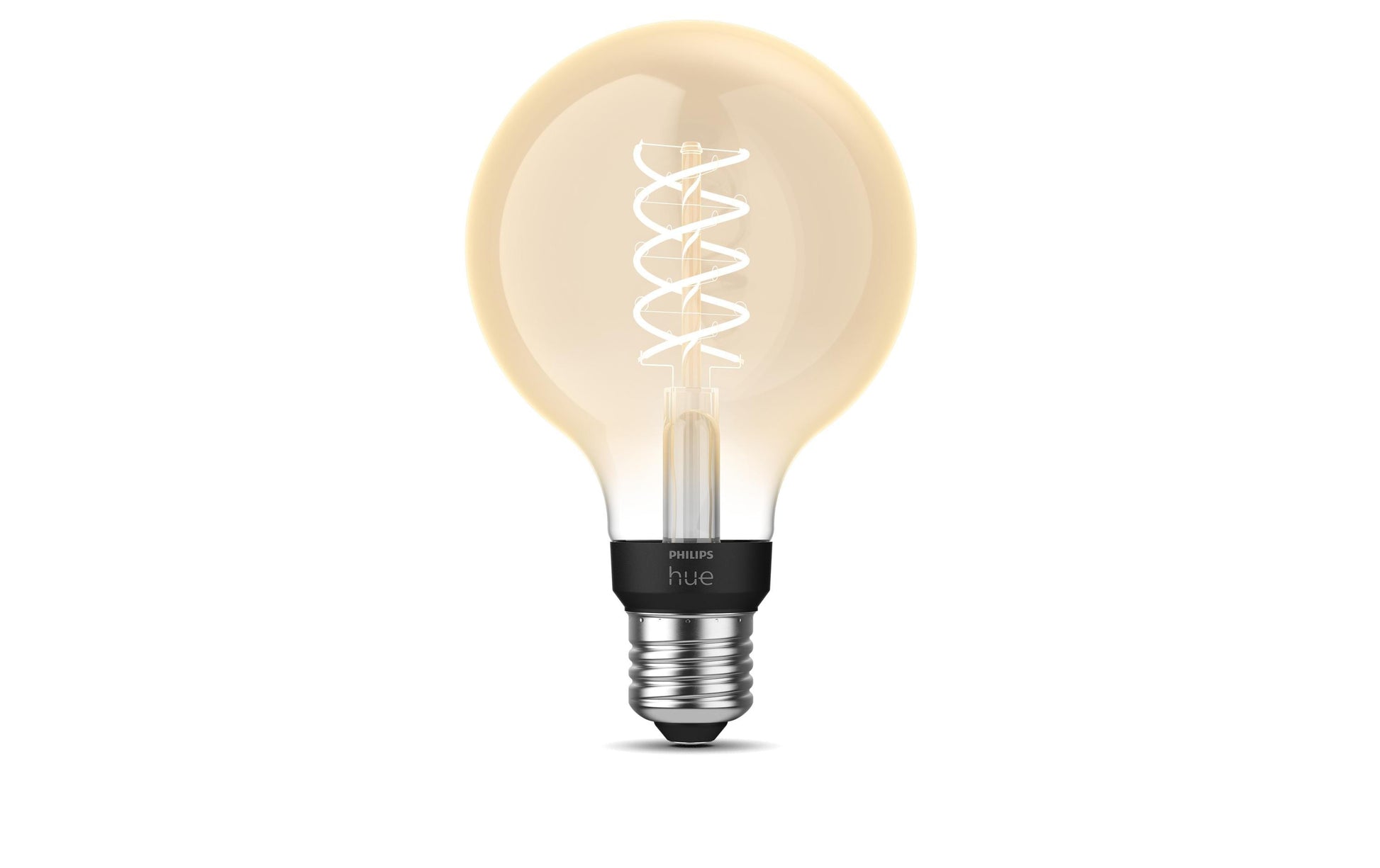 Philips by Signify Philips Hue Smart-Leuchtmittel E27 Weiss – 550 lm, 2100 K, App, dimmbar
