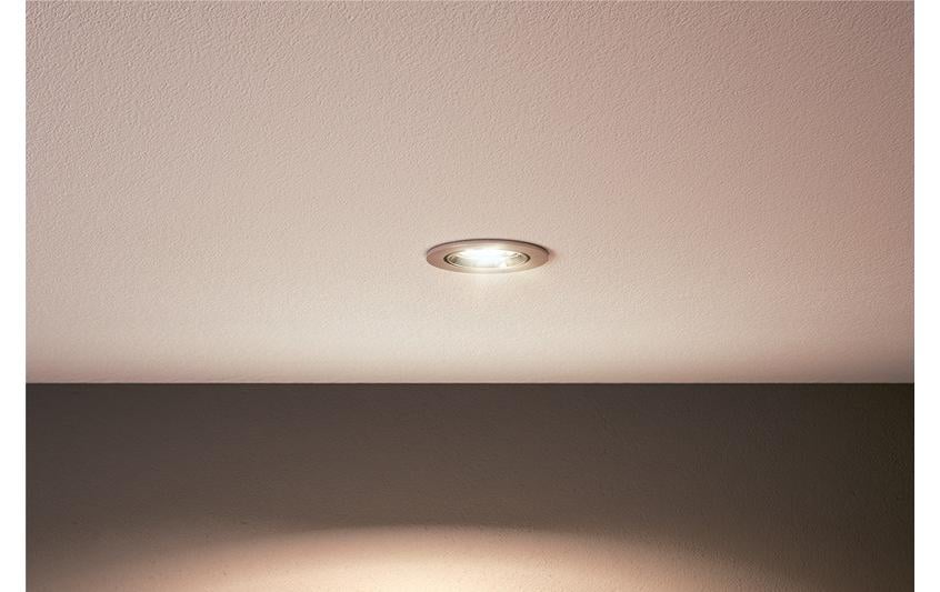 Philips by Signify Philips LED-Leuchtmittel GU10 – Neutralweiss 4000 K, 390 lm, 4,6 W, 36° – 3 Stk., Silber/Glas