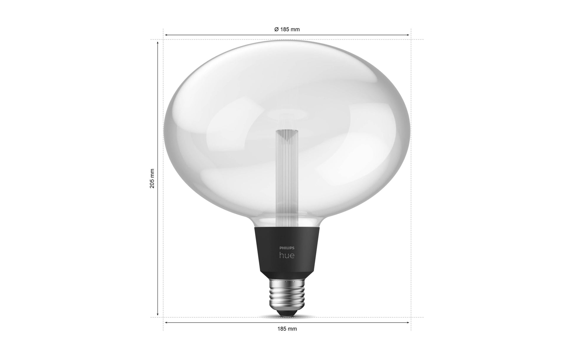 Philips by Signify Philips Hue Smart-Leuchtmittel E27 White & Color Ambiance – 500 lm, 2000–6500 K/mehrfarbig, App-Steuerung, dimmbar