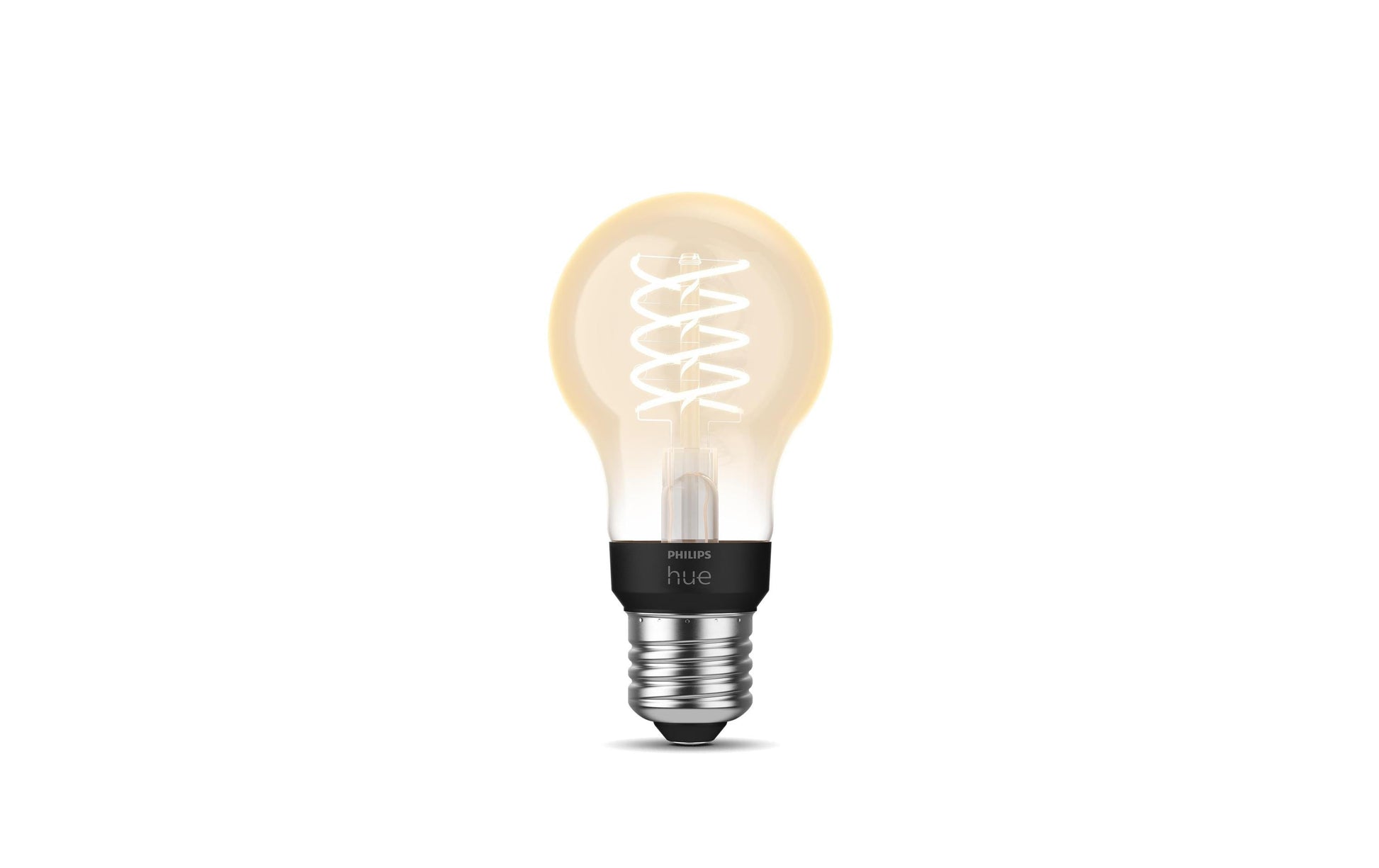 Philips by Signify Philips Hue Smart-Leuchtmittel Weiss – E27, 550 lm, 7,2 W, 2100 K, dimmbar, Bluetooth, für Alexa/HomeKit, weiss