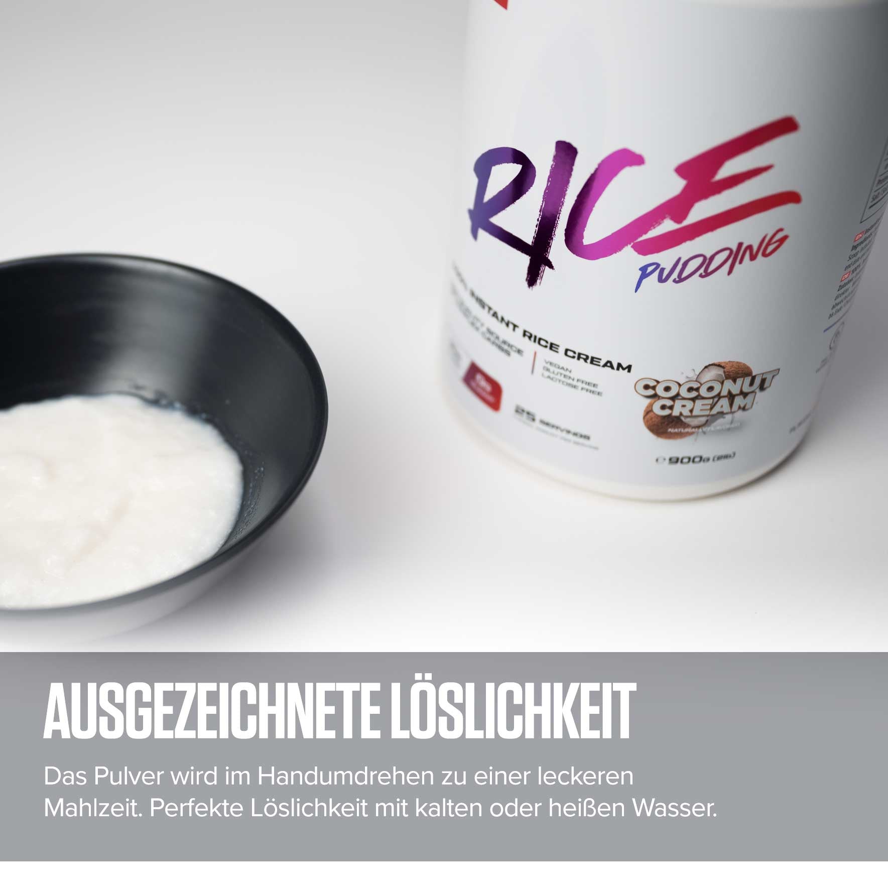 VAST Sports Instant Reismehl Puder – glutenfrei, vegan – 900 g