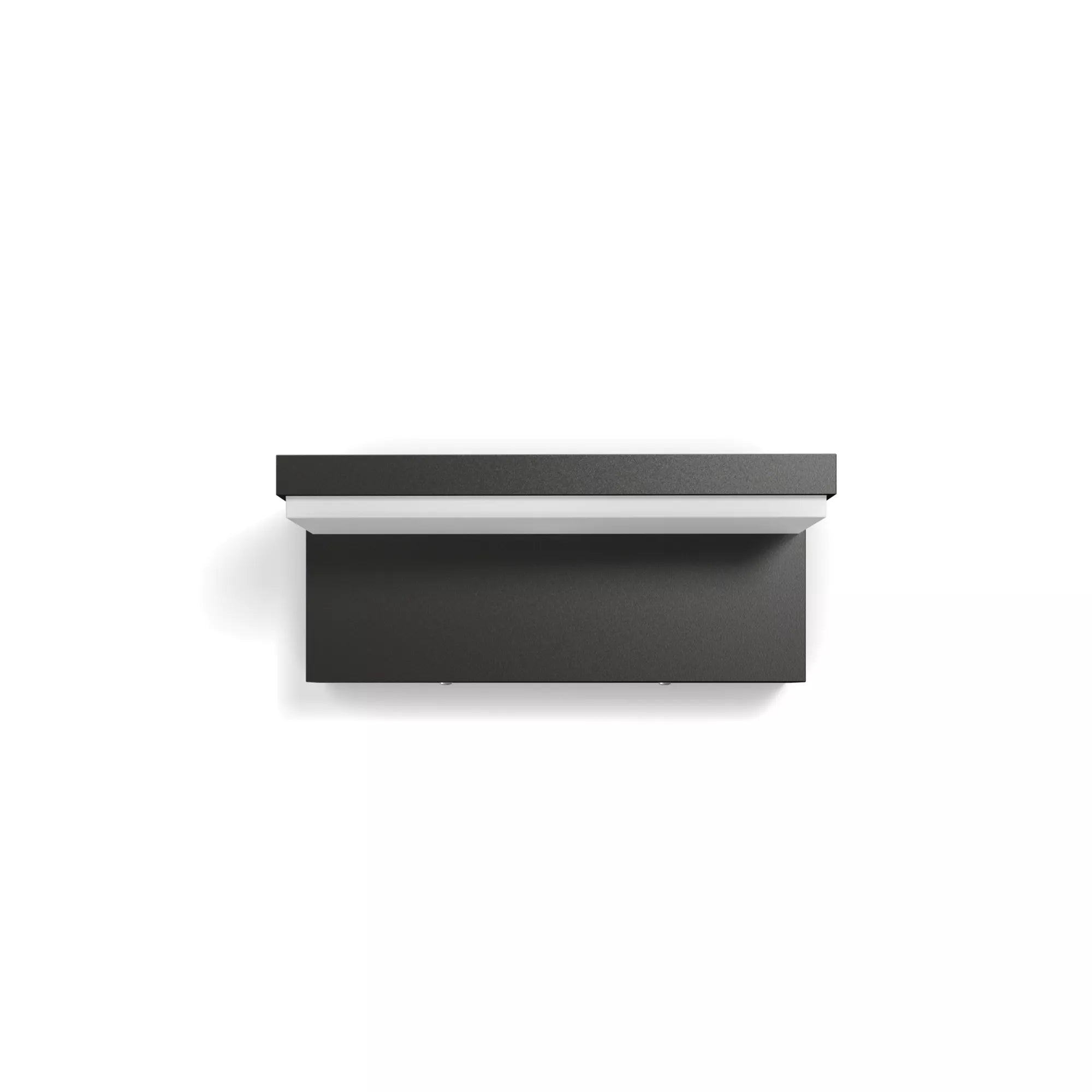 Philips by Signify Philips Aussenwandleuchte – 1 000 lm, 9 W – Warmweiss, 2700 K – IP44 – Netzbetrieb – Anthrazit – Aluminium