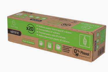 Exacompta Thermorolle 57 mm × 18 m, ohne Kern, Ø 40 mm, phenolfrei
