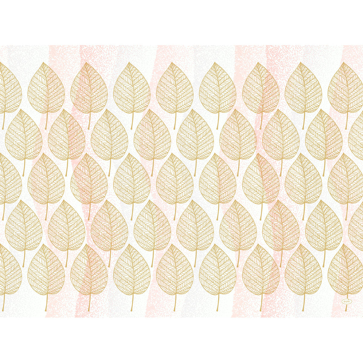 Duni Tischset Aspen – Papier, Motiv Blätter, 40 × 30 cm – 250 Stk.