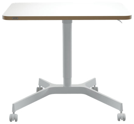 Leitz Ergo Compact – Stehtisch – 60 × 80 × 75 cm – Weiss – Höhenverstellbar
