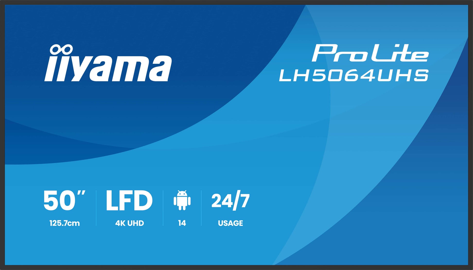 iiyama 50″, 3840 × 2160 (4K), IPS, USB‑C 15 W, LAN
