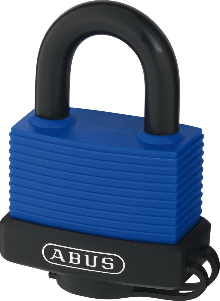 ABUS 70IB/35 vs. Mechanisches Vorhängeschloss – Messing, Bügel 24,5×14,5 mm, Sicherheitslevel 4, Aussen, Blau