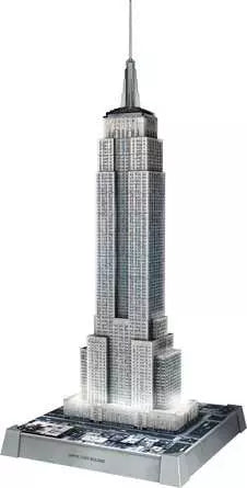 Ravensburger Iconics 3D Puzzle Empire State Building Light – 216 Teile – 20,9 × 48,5 × 20,9 cm – ab 10 J.