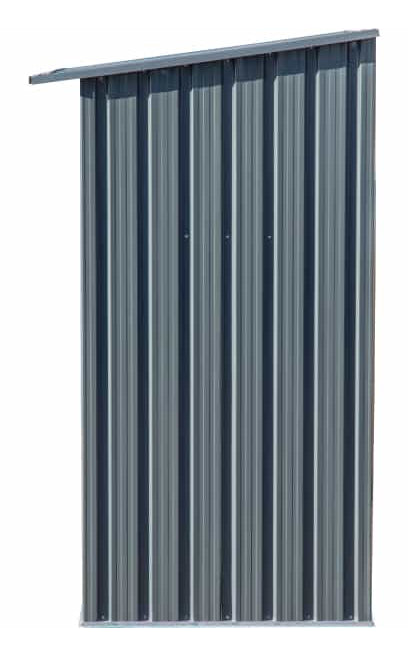 Dobar Kaminholzregal Aufbewahrungsbox 1500 l – Metall – Grau – 1630×1540×830 mm