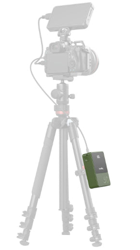SmallRig V-Mount-Akku VB50 mini – 50 Wh, 14,8 V, 3400 mAh, Li-Ion, grün