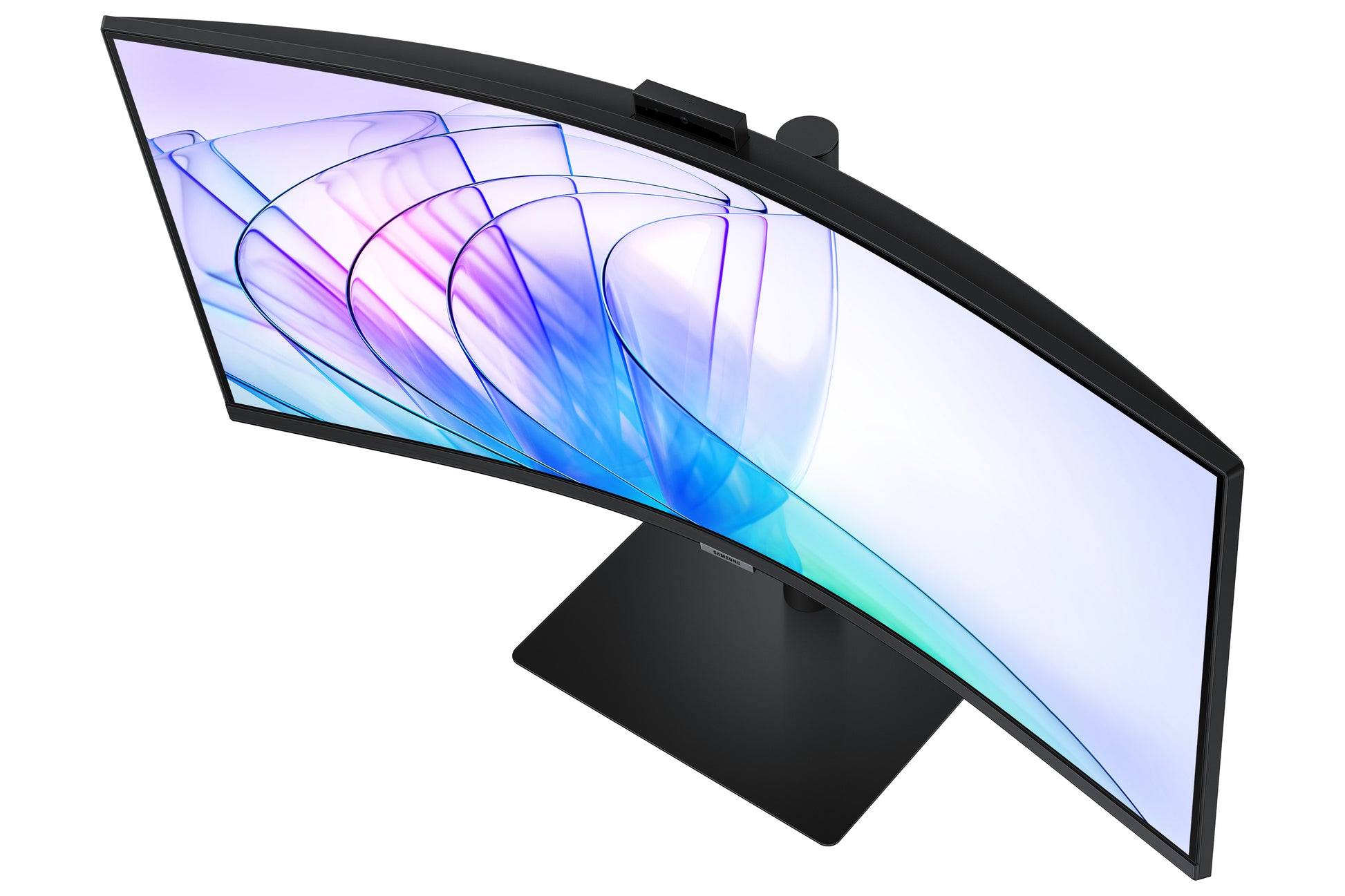 Samsung S34C652VAU – Monitor, 34", Webcam, Integrierte Lautsprecher, USB-C, KVM, VESA 100 × 100, Schwarz
