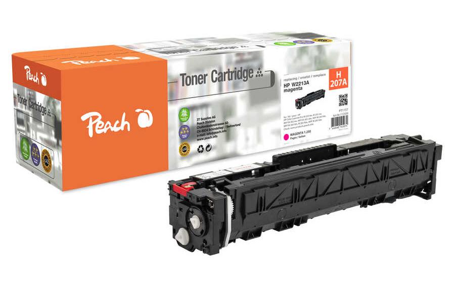 Peach W2213A Magenta Toner – Kompatibel – 1'250 Seiten – für HP Color LaserJet Pro M255/M255nw/MFP M282 und andere