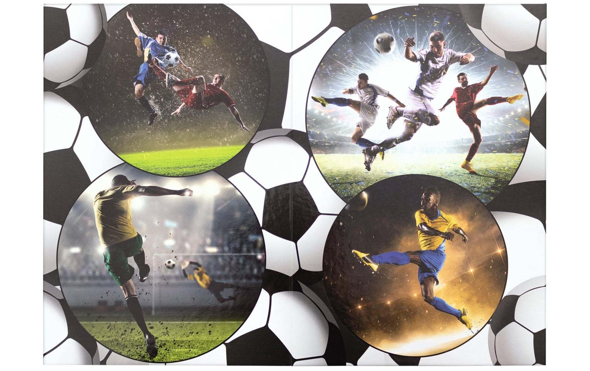 HERMA Papierkorb Fussball – 22 × 23 × 31,5 cm – Karton, rechteckig