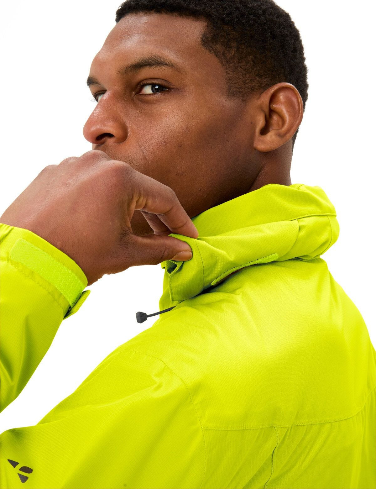 VAUDE Escape Bike Light Regenjacke – XXL – Gelb/Grün, Polyester, Wasserdicht, mit Kapuze