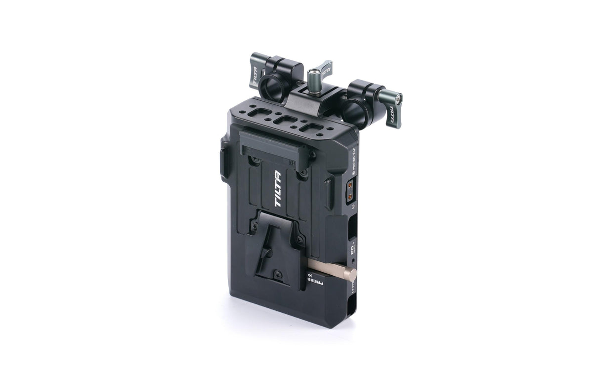 Tilta TA-BTP3-V-B V-Mount-Akkuplatte – Schwarz, Aluminium/Edelstahl – 152,4 × 101,6 × 101,6 mm, 453,5 g