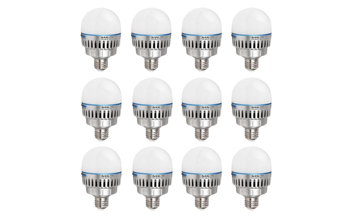 Nanlite PavoBulb 10C E27 LED-Lampe – 10 W, 2700–7500 K, dimmbar – 12er-Pack