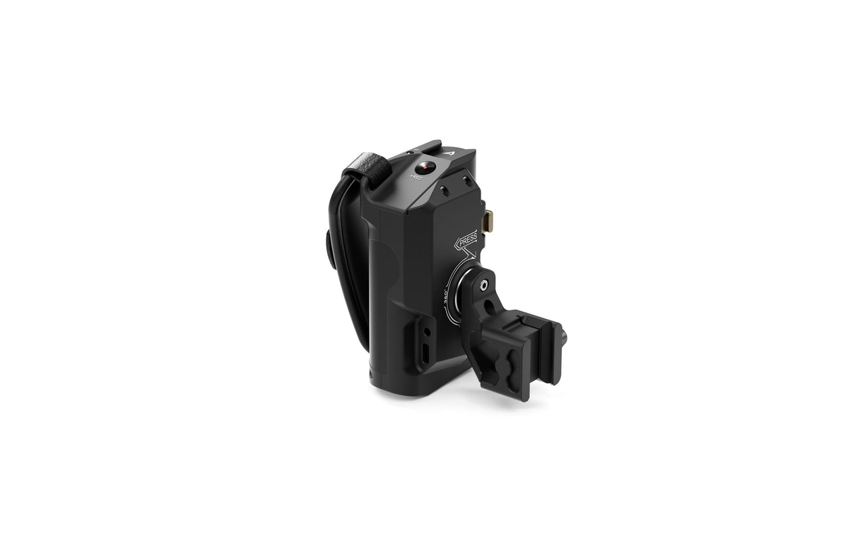 Tilta TA-LRH6-57-B Griff – Aluminium/Edelstahl, 152,4 × 127 × 76,2 mm, 283 g – für Sony F570 – Schwarz