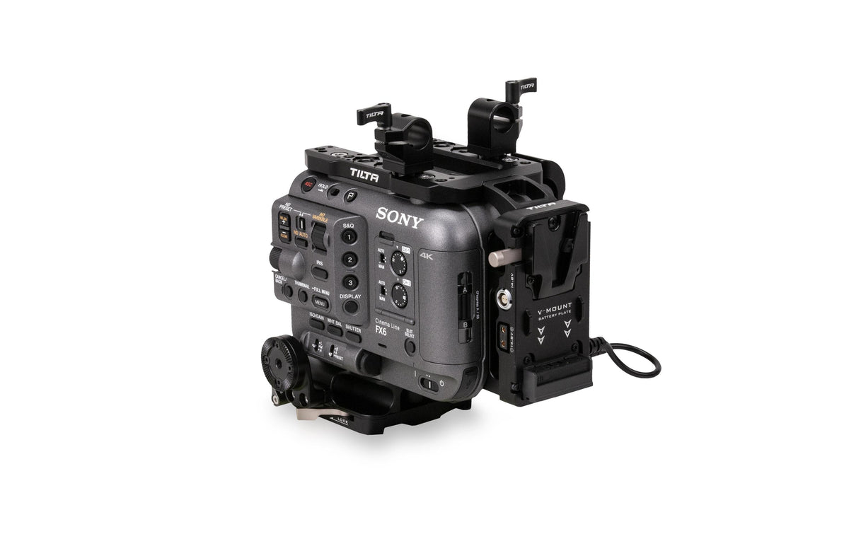 Tilta Advanced Kit Kamerakit – Aluminium/Edelstahl, 2,3 kg, 482,6 × 368,3 × 190,5 mm – für Sony FX6 – Schwarz