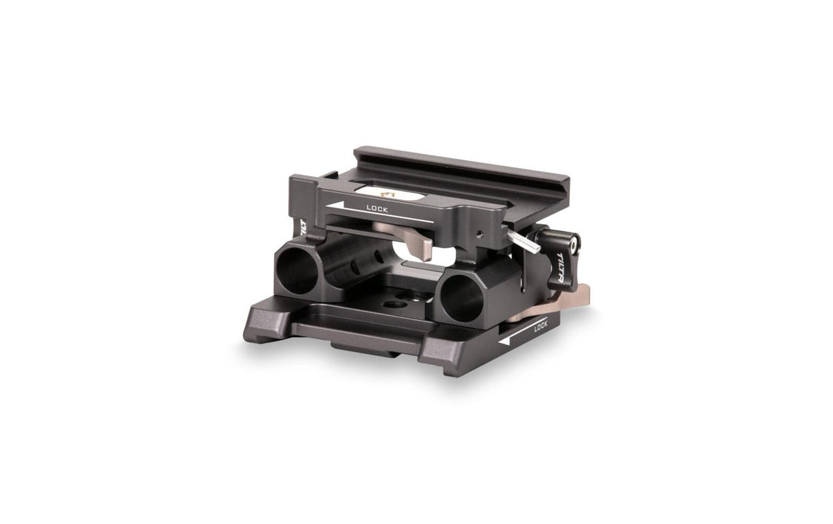 Tilta 15mm LWS Baseplate Typ I Montageplatte – für BMPCC 4K/6K, Canon R5/R6, Z CAM und andere – Grau
