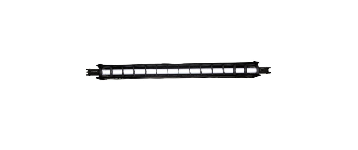 Nanlite BD-PT30C+EC Barndoor mit Richtgitter – 120 × 985 × 90 mm – für PavoTube 30C – Schwarz