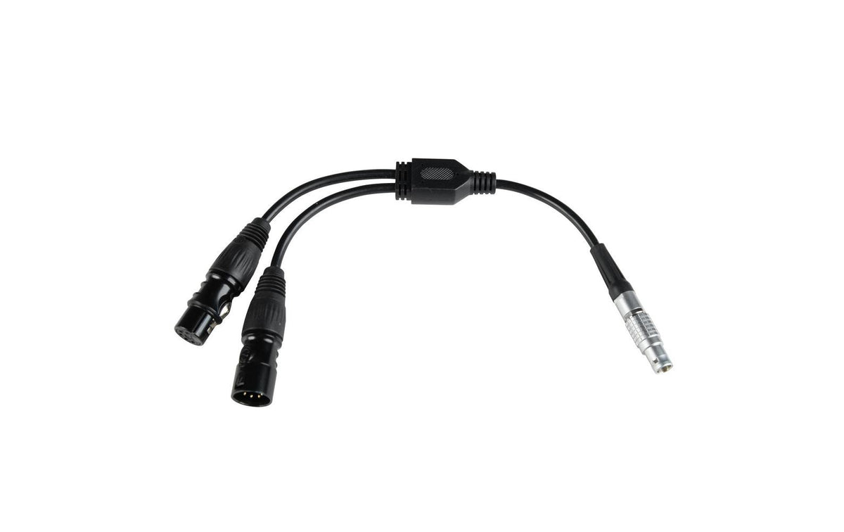 Nanlite CB-DMX-ACP-1/2 – Kabelsplitter, Aviation-Stecker, Schwarz