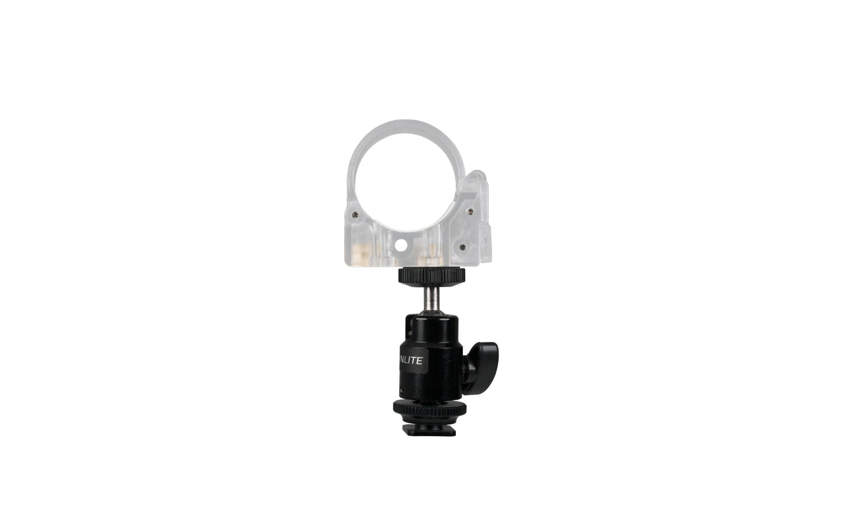 Nanlite HD-T12+BH – Halterung, Montageset, mit Mini-Kugelkopf, Transparent