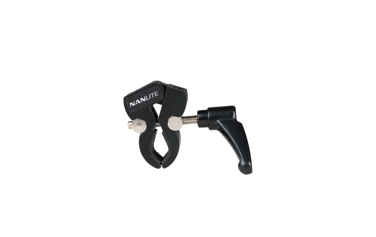Nanlite Montagezubehör Mini Super Clamp – für PavoTube II 6C – 1 Stk. – Schwarz