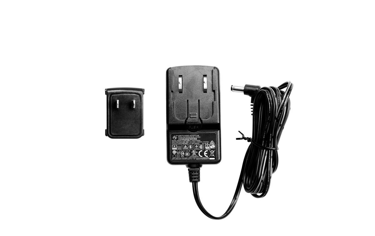 Nanlite PA-7.5V2A Netzteil – 7,5 V/2 A, 100–240 V Eingang – Schwarz