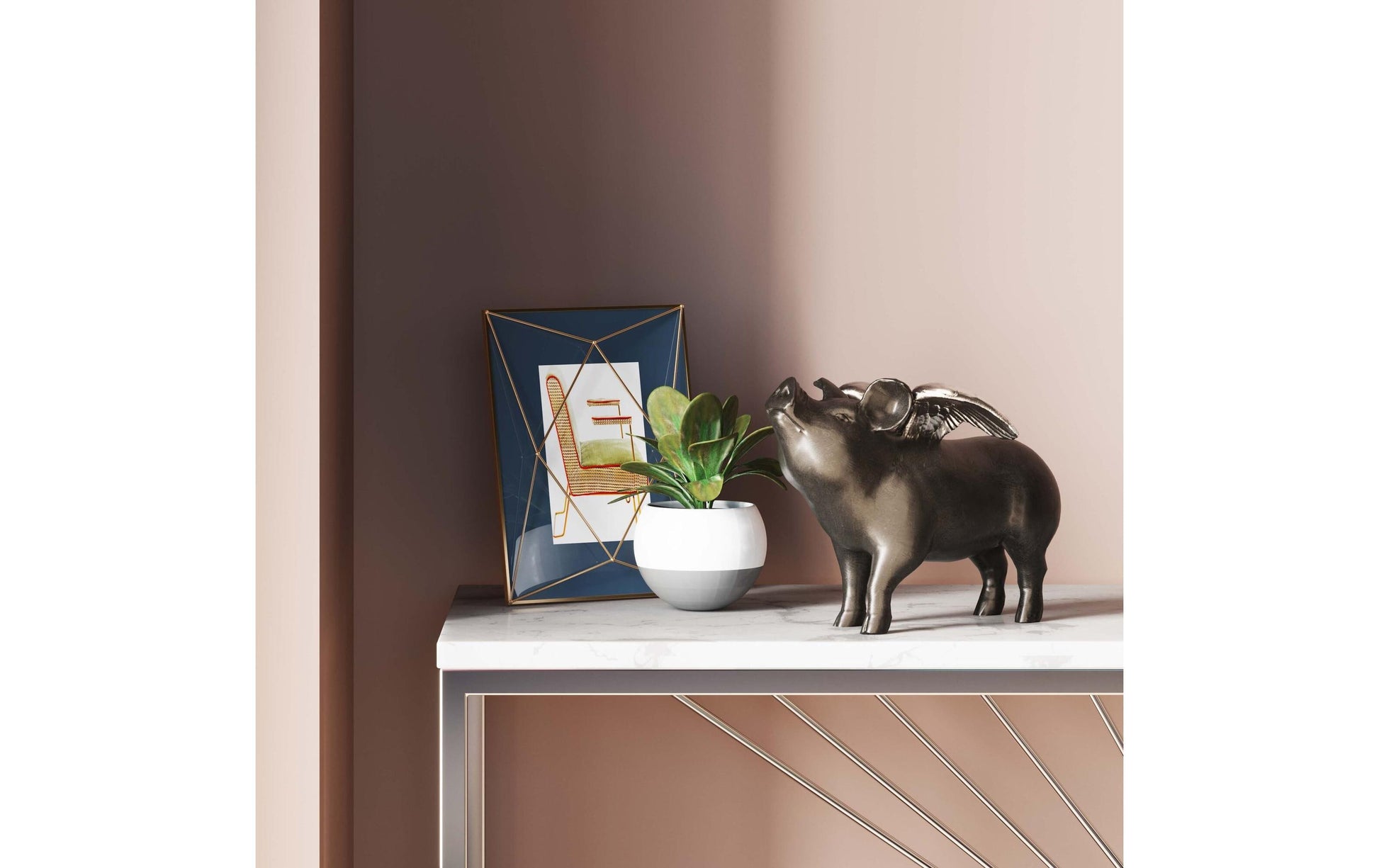 KARE Design Sparbüchse – Kunststoff, schwarz – 17 × 23 × 10 cm