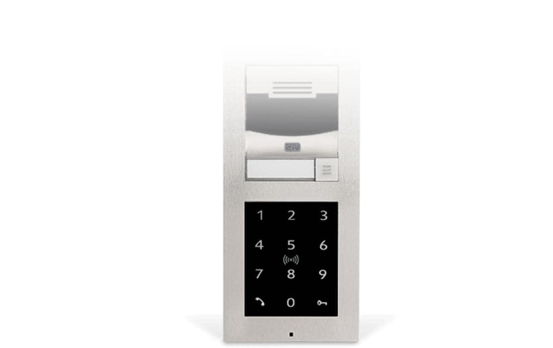 2N Zugangskontrollleser IP Verso Touch – 108×45×131 mm, schwarz