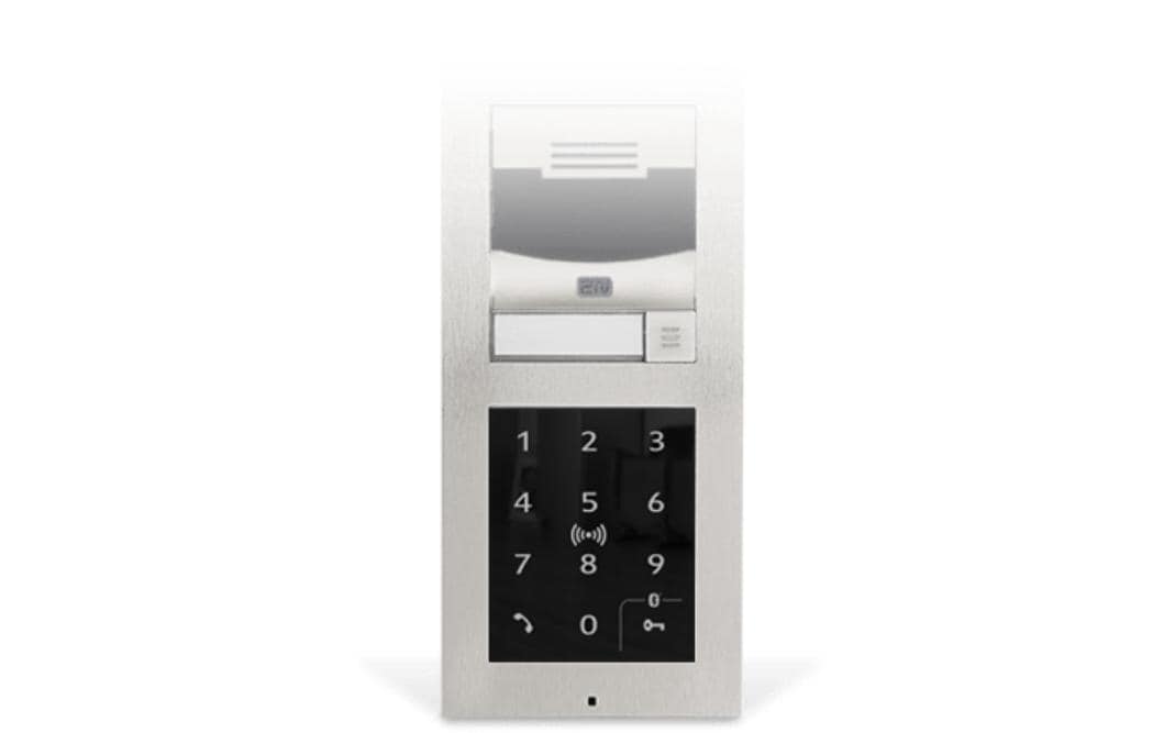 2N IP Verso Touch-Tastatur – 108 × 45 × 131 mm, schwarz